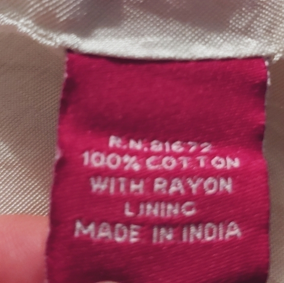 NWT SANDY STARKMAN 100% Cotton/Beaded Ivory Embellished Coat Blazer Jacket Sz SM - Picture 8 of 8